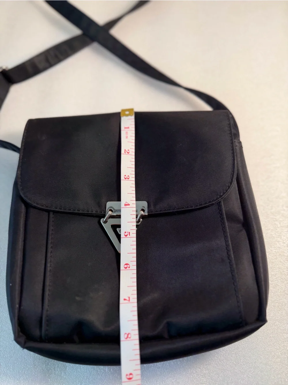 Guess Black Crossbody Messenger Bag with Silver Hardware